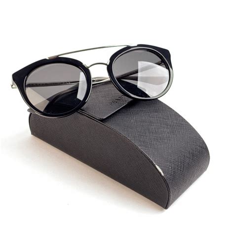 occhiali prada spr22s52|Prada Black Acetate SPR 23S Sunglasses 52/22 140 mm .